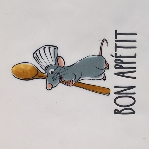 ❌SOLD❌Rae Dunn x Pixar Ratatouille Remy BON APPETIT Hot Plate / Trivet - Picture 3 of 4
